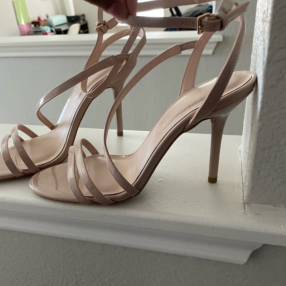 Heels are brand new.